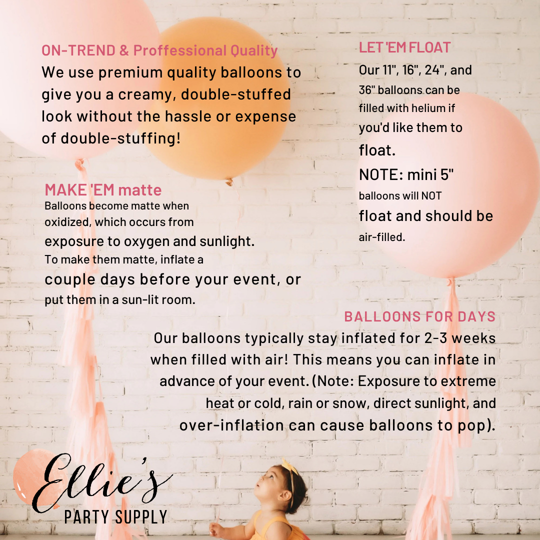 Light Pink 24" (2 foot) Giant Pink Lemonade Balloons